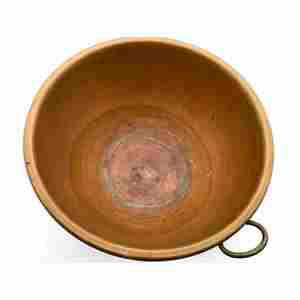 Bol de mélange en cuivre lourd de haute qualité Top vente artisanat indien écologique bol en métal Durable pour Camping Direct Inde - Product Image 6