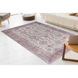 Pink Floral Pattern <b>Rugs</b> Printed <b>Rug</b> for Home Office Decor,<b>Chenille</b> <b>Rug</b> - Product Image 3