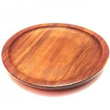 Piatto per Pizza in legno lavabile in lavastoviglie-multifunzione leggero 1.5 cm di spessore - Product Image 1