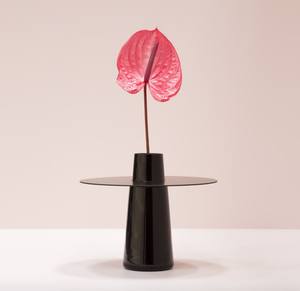 Ensemble de deux vases en métal modernes au design minimaliste pour décoration de tige de feuille salon bureau Table maison pièces décoratives - Product Image 2