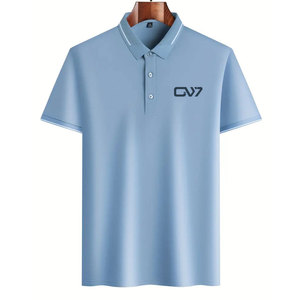 เสื้อโปโลสำหรับผู้ชายเสื้อโปโลลำลองออกแบบได้ตามที่ต้องการน้ำหนักเบาทนทานวัสดุทนทาน - Product Image 1
