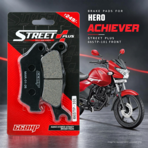 Plaquettes de frein Hero Glamour Achiever 66BHP Street Plus - Neuves - Product Image 2