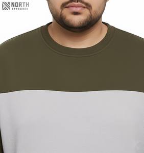 Pull sweat col rond qualité nouveau Design de mode hiver respirant coton polaire toutes taille100 % coton hiver hommes sweat - Product Image 5