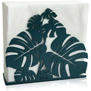 Porte-serviettes moderne en métal noir Cactus pour table à manger Distributeur décoratif de mouchoirs en fer pour la maison, la cuisine et le restaurant - Product Image 2