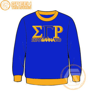 Sudadera de lana de algodón Sigma Gamma Rho personalizada de alta calidad, Jersey bordado, chaqueta para mujer, ropa griega, estilo de hermandad - Product Image 5