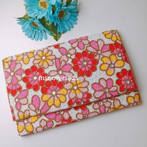 Bolso de mano con cuentas de nuevo estilo para mujer, para uso en fiestas de boda, monederos hechos a mano con cuentas, monederos de estilo indio - Product Image 5