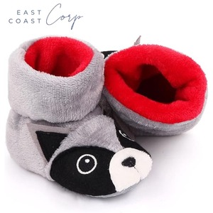 Botines de bebé de lana suave y cálido para recién nacidos, zapatillas de invierno antideslizantes para niñas y niños, zapatos de estancia con calzado cómodo - Product Image 2