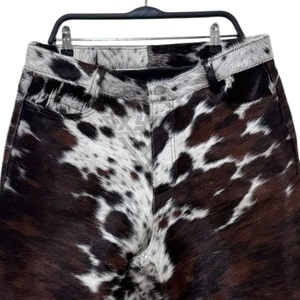 Nouveaux shorts en cuir naturel pour hommes, shorts en cuir de vachette souple véritable, pantalons décontractés, shorts en cuir de haute qualité de conception personnalisée - Product Image 2