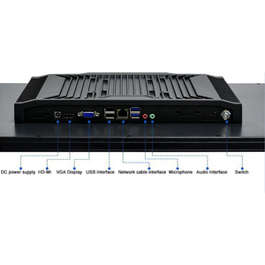 Monitor de pantalla táctil VESA de 15, 17 y 15.6 pulgadas, montado en la pared, con clasificación IP65, compatible con Windows, Android y Linux, IPS, PC industrial todo en uno. - Product Image 5