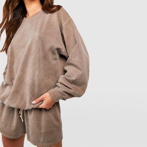 High Quality Women's Two Piece Twin Tracksuit <b>Set</b> Full Sleeve T-Shirt Shorts Summer 2026 Style Quick Dry Breathable - Product Image 4