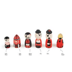 Tablero de Ajedrez de madera antiguo con piezas de latón indio para decoración y juego de juegos - Product Image 3