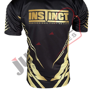 Rashguard de MMA de Manga Corta, 100% Poliéster, Sublimado Digital Profesional, Ligero, Tejido OEM, Venta al Por Mayor - Product Image 5