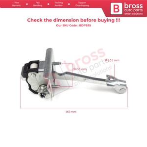 BDP785 Limitador de Apertura de Puerta Trasera para 308 2007-2013 MK1 4/5 Puertas 9181N3 - Product Image 5