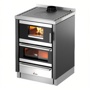 Poêle à bois Cadel KOOK 60 6,2 kW 4,0 V Anthracite 4 étoiles 60x60x85 cm - Product Image 2