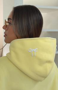 Conjunto Deportivo Largo de Invierno para Mujer, 2 Piezas, Color Limón, Bordado - Product Image 3