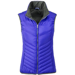 Chaleco acolchado ecuestre aus para mujer, ligero, empacable, sin mangas, acolchado con burbujas, con cremallera, acolchado, ropa de abrigo de invierno, chaleco hinchado - Product Image 2