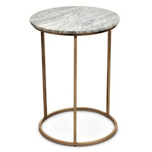 New Luxury Stainless Steel Coffee <b>Table</b> with <b>Marble</b> Top round Edge <b>Side</b> <b>Table</b> for Home Use Fashionable Furniture - Product Image 4
