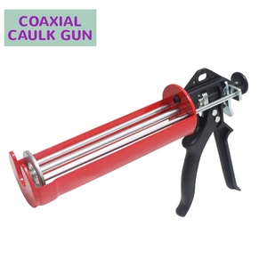 Poignée en alliage d'aluminium de pistolet de distributeur de cartouche coaxiale manuelle industrielle bricolage robuste pour adhésif acrylique 380ml rapport 10:1 - Product Image 1