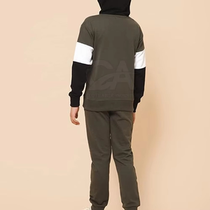 Pull à capuche dernier style avec poche kangourou Style unique survêtements pour enfants personnalisés Survêtements pour enfants de couleur unie confortables - Product Image 3