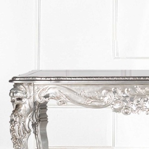 ชุดโต๊ะอาหารไม้เนื้อแข็งสุดหรู ขายดี พร้อมแกะสลักหัวสิงโตโบราณ ผลิตตามสั่งจากโรงงานเฟอร์นิเจอร์อินโดนีเซีย - Product Image 5