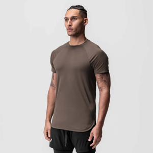 T-shirt Performance Gym pour homme Tissu en jersey à séchage rapide Confort et mobilité optimaux avec design vierge - Product Image 1
