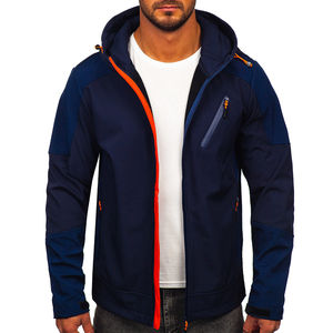 แจ็กเก็ตกันลมมีฮู้ดของผู้ชายเสื้อแจ็คเก็ตบุนิ่มมีฮู้ดสำหรับกลางแจ้งกันน้ำมาใหม่ - Product Image 1