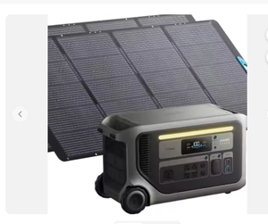 สถานีไฟฟ้าพกพา SOLIX F3000 พร้อมแผงโซลาร์เซลล์ 2×400 วัตต์, ความจุ 3072 วัตต์-ชั่วโมง, รองรับการชาร์จ 6000 วัตต์, เครื่องกำเนิดไฟฟ้าพลังงานแสงอาทิตย์, สำหรับกรณีไฟดับ, การตั้งแคมป์, รถบ้าน - Product Image 1