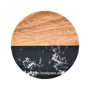 Handmade Wholesale Decorative Natural wooden marbel <b>coaster</b> wooden <b>coaster</b> - Product Image 2