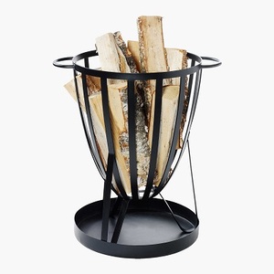 Alambre de jardín al aire libre Fire Pit Bowl Patio Calentador Acero Firepit Log Burner Metal Brasero - Product Image 4