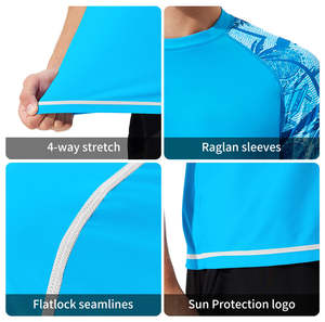 Vente directe usine – Nouveaux Rash Guards Homme à Manches Longues Respirants, Séchage Rapide, Écologiques pour Natation, Surf, MMA – Couche de Base Ajustée - Product Image 2
