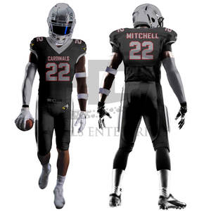 Pakistán hizo precio barato uniforme de fútbol americano servicios OEM nuevo estilo uniforme de fútbol americano - Product Image 3