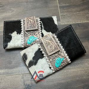 Nueva Cartera Bifold de Lujo de Gran Capacidad con Bloqueo RFID, Cartera Larga de Cuero Vacuno Hecha a Mano, Tarjetero, Cartera de Mano para Mujer - Product Image 1