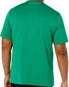 Men's Loose Fit Printed Heavy Knit Short Sleeve T-Shirts Embroidered Style for Casual Women Wear Made From Worsted <b>Fabric</b> - Product Image 3