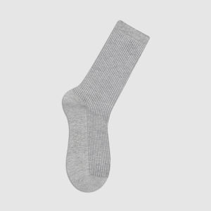 Chaussettes longues pour femmes, chaussettes de sport, chaussettes à revers côtelées, douces, respirantes, en coton mélangé, ODM, usage quotidien, confortables - WC060 # 9~12 - Product Image 3