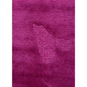 White Noise Hand Tufted <b>Wool</b> & Viscose Rug Pink & Purple Solid Striped Rectangle for Home Bedroom or Hallway-Model Tnq-3218 - Product Image 3
