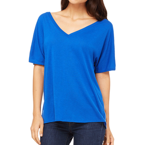 Camiseta Casual de Manga Corta con Cuello en V para Mujer, 100% Algodón, Transpirable, Ecológica, de Alta Calidad, Lisa, Teñida, Estilo Urbano - Product Image 5