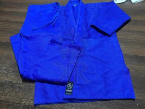 Kimono de judo unisexe 2024 OEM Royal Kimono approuvé par l'IJF pour adultes - Vente en gros à prix avantageux 100% coton personnalisable - Product Image 4
