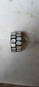 แม่ของมุกและแหวนผ้าเช็ดปากไม้ที่มีดีไซน์ล่าสุดที่นี่-งานฝีมืออินเดีย-คงทน- - Product Image 4