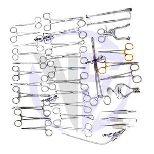 Juego de 33 Piezas de Instrumentos para Cirugía del Túnel Carpiano, Herramientas Ortopédicas de Acero Inoxidable, Pinzas Adson y Dentadas, Fabricadas por Wenquar - Product Image 3