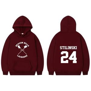 เสื้อมีฮู้ดผ้าฟลีซผ้าฝ้าย100% ของผู้ชาย OEM ผ้าไหม550 GSM พิมพ์สกรีนลายกราฟิกโอเวอร์ไซส์ฮู้ดฤดูหนาว - Product Image 2