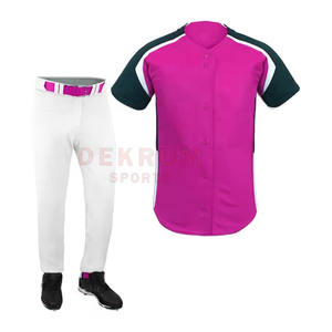 Uniforme de baseball pour hommes de qualité supérieure 2026 avec logo personnalisé, uniforme de baseball professionnel de haute qualité - Product Image 1