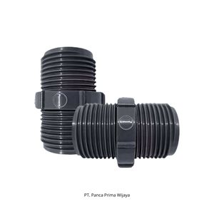 Connecteur fileté mâle à Double mamelon en PVC écologique de haute qualité 1 pouce | Raccord de tuyau pingouin pour réservoir d'eau plomberie 10 bars - Product Image 4