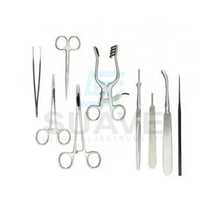 Ensemble de 9 pièces d'instruments de chirurgie plastique en acier à prix de gros du meilleur fournisseur par SUAVE SURGICAL INSTRUMNETS - Product Image 1