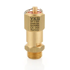 Vanne de sécurité en laiton certifiée CE |   Type scellé |   Connexion 3/4″ |   Pression de 2 à 19 bars |   MS58 Laiton - Product Image 1