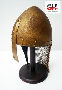 Casque nasal normand médiéval d'Halloween Casque Vikings Casque en acier de calibre 18. - Product Image 2