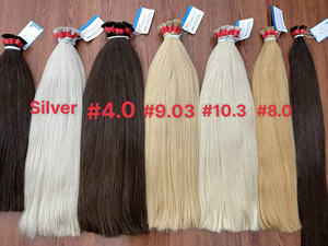 Precio al por mayor Super doble dibujado extensiones de cabello humano Color de cabello a granel Cabello humano europeo Gran stock - Product Image 5