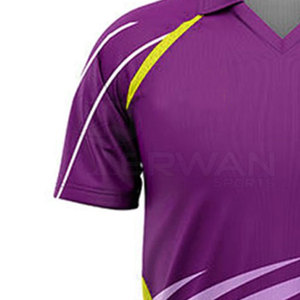Meilleure vente d'uniforme de cricket pour hommes avec logo personnalisé uniforme de cricket vêtements de sport d'équipe uniforme de cricket - Product Image 4