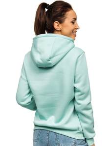 เสื้อฮู้ดแขนยาวของผู้หญิงเสื้อมีฮู้ดแบบสวมหัวเสื้อโอเวอร์ไซส์พิมพ์ลายขนาดไม่เกิน3XL กำหนดเองสำหรับฤดูใบไม้ร่วง - Product Image 3