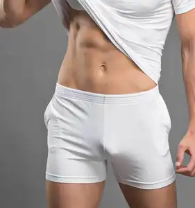 Produsen OEM ODM Celana Dalam Pria Celana Boxer Modal Kasual Celana Boxer Kustom untuk Pria