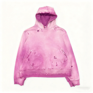 Sudadera con Capucha Casual para Hombre, Sudadera Deportiva de Invierno, Sudadera Lisa Teñida al por Mayor para la Temporada de Otoño, Sudadera con Capucha Lavada al Ácido - Product Image 2